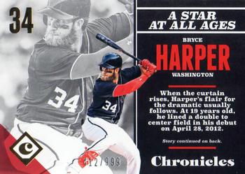 2017 Panini Chronicles - Gold #1 Bryce Harper Front