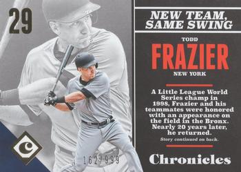 2017 Panini Chronicles - Gold #58 Todd Frazier Front