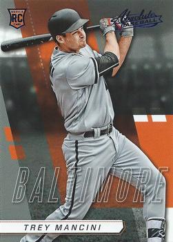 2017 Panini Chronicles - Absolute Rookies Blue #12 Trey Mancini Front