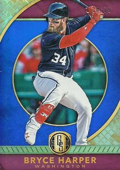 2017 Panini Chronicles - Gold Standard Blue #4 Bryce Harper Front