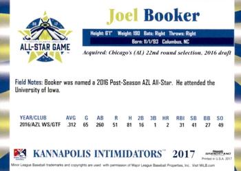 2017 Grandstand South Atlantic League All-Stars #NNO Joel Booker Back