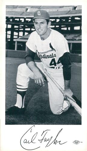 1970 St. Louis Cardinals Photocards #NNO Carl Taylor Front