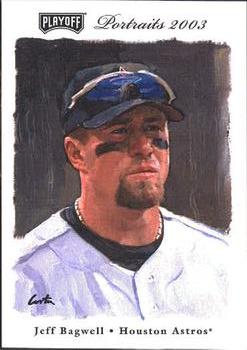 2003 Playoff Portraits #12 Jeff Bagwell Front