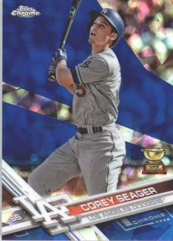 2017 Topps Chrome Sapphire Edition #5 Corey Seager Front