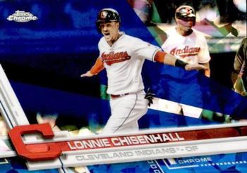 2017 Topps Chrome Sapphire Edition #535 Lonnie Chisenhall Front