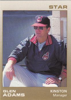 1988 Star Managers #1 Glenn Adams Front