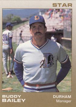 1988 Star Managers #4 Buddy Bailey Front