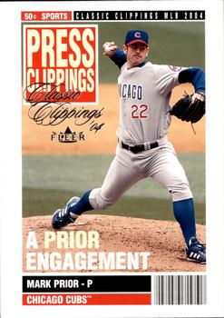 2004 Fleer Classic Clippings - Press Clippings #10 PC Mark Prior Front