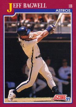 1991 Score Rookie & Traded #96T Jeff Bagwell Front