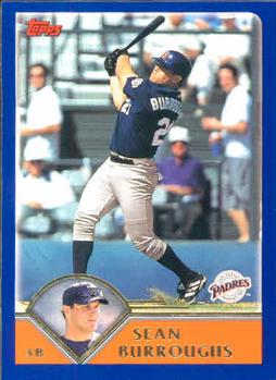 2003 Topps #243 Sean Burroughs Front