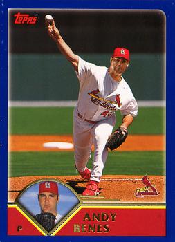2003 Topps #123 Andy Benes Front