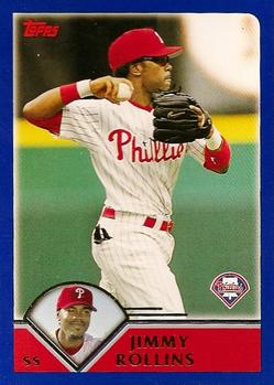 2003 Topps #3 Jimmy Rollins Front