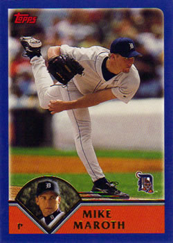 2003 Topps #438 Mike Maroth Front