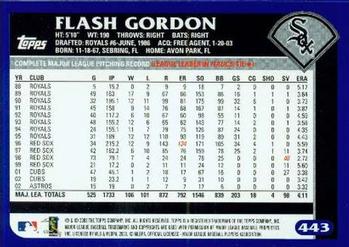 2003 Topps #443 Flash Gordon Back