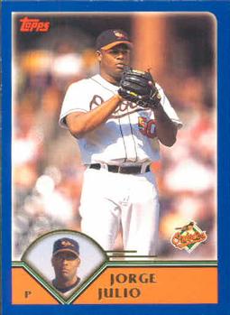 2003 Topps #538 Jorge Julio Front