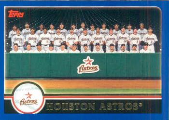 2003 Topps #642 Houston Astros Front