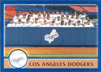 2003 Topps #644 Los Angeles Dodgers Front