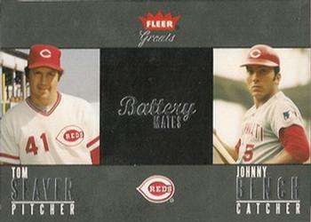2004 Fleer Greats of the Game - Battery Mates #3 BM Tom Seaver / Johnny Bench  Front