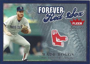 2004 Fleer Greats of the Game - Forever #8F Wade Boggs Front
