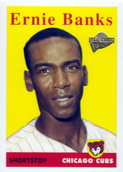 2003 Topps All-Time Fan Favorites #30 Ernie Banks Front