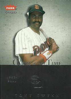 2004 Fleer Greats of the Game - Glory of Their Time #4 GOT Tony Gwynn Front