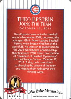 2013 Aunt Millie's Great Moments in Cubs History #2 Theo Epstein Joins The Team Back