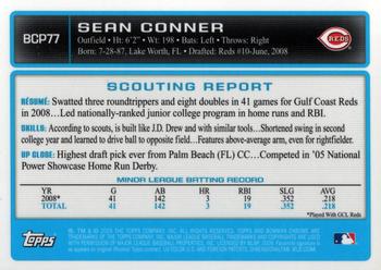 2009 Bowman - Chrome Prospects #BCP77 Sean Conner Back