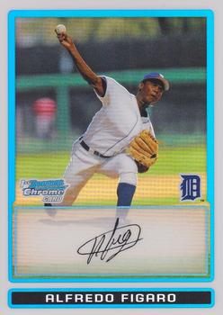 2009 Bowman - Chrome Prospects Refractors #BCP41 Alfredo Figaro Front