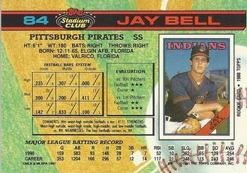 1991 Stadium Club #84 Jay Bell Back