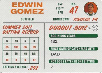 2017 Cards Against Humanity Saves Baseball #18 Edwin Gomez Back