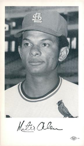1971 St. Louis Cardinals Photocards #NNO Matty Alou Front