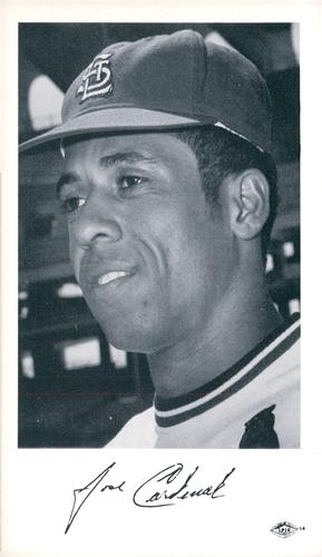 1971 St. Louis Cardinals Photocards #NNO Jose Cardenal Front