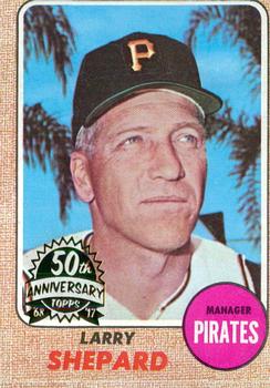 2017 Topps Heritage - 50th Anniversary Buybacks #584 Larry Shepard Front