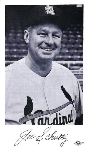 1968 St. Louis Cardinals Photocards #NNO Joe Schultz Front