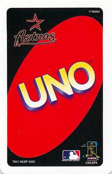 2005 UNO Houston Astros #B4 Roy Oswalt Back