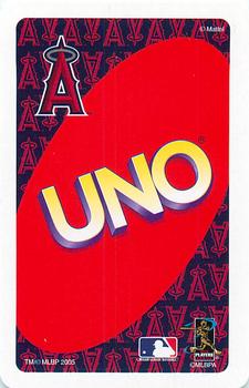 2005 UNO Los Angeles Angels of Anaheim #B0 Steve Finley Back