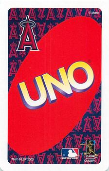 2005 UNO Los Angeles Angels of Anaheim #Y0 Steve Finley Back