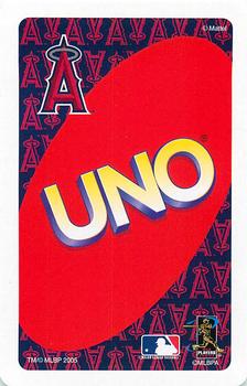 2005 UNO Los Angeles Angels of Anaheim #Y7 Bartolo Colon Back