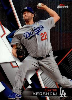 2018 Finest #40 Clayton Kershaw Front