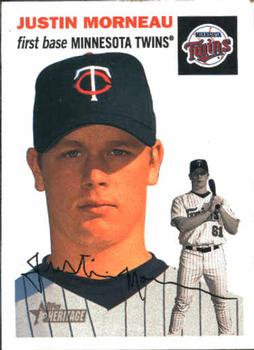 2003 Topps Heritage #14 Justin Morneau Front