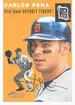 2003 Topps Heritage #21 Carlos Pena Front