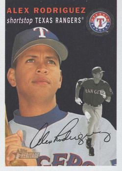 2003 Topps Heritage #1 Alex Rodriguez Front