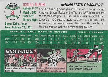 2003 Topps Heritage #3 Ichiro Back