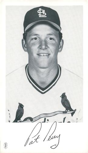 1986 St. Louis Cardinals Photocards #NNO Pat Perry Front