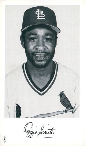 1986 St. Louis Cardinals Photocards #NNO Ozzie Smith Front