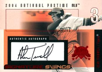 2004 Fleer National Pastime - Signature Swings Red #SSA-AT Alan Trammell Front