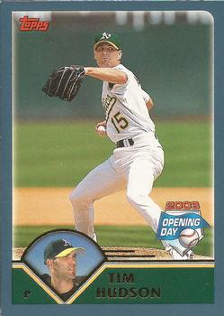 2003 Topps Opening Day #21 Tim Hudson Front