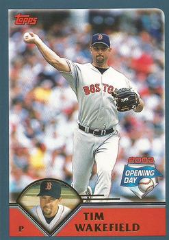 2003 Topps Opening Day #144 Tim Wakefield Front