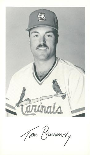 1989 St. Louis Cardinals Photocards #NNO Tom Brunansky Front