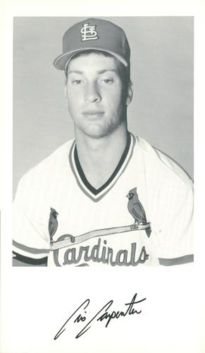 1989 St. Louis Cardinals Photocards #NNO Cris Carpenter Front